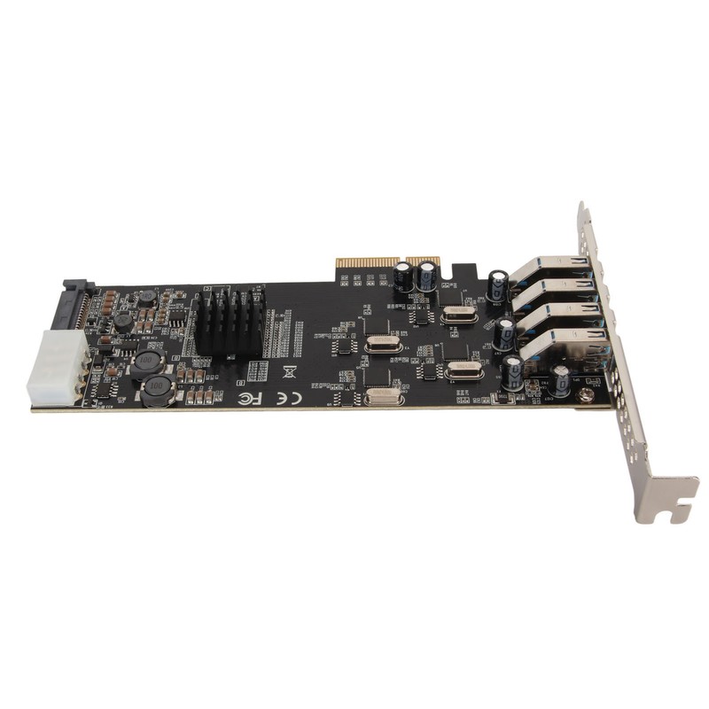 4 Port USB 3.0 PCIE Card 4 Dedicated 5Gbps Channels