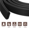 sourcing map U Channel Edge Trim, 13.1ft Length Rubber Guard