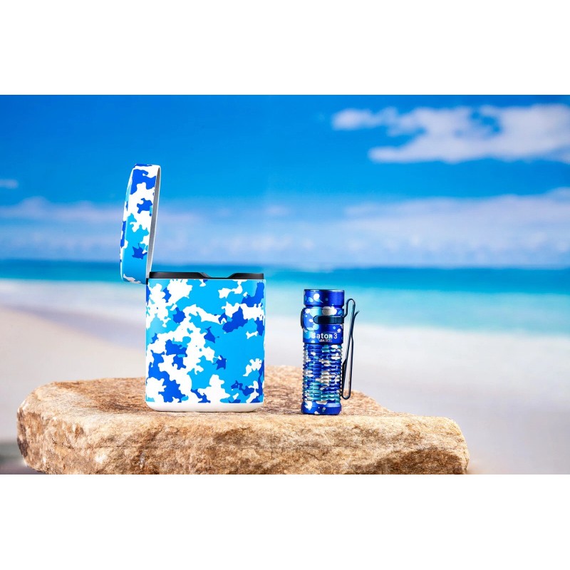 Olight Baton 3 Ocean Camouflage Premium, Portable Wireless Charger, 1200L,