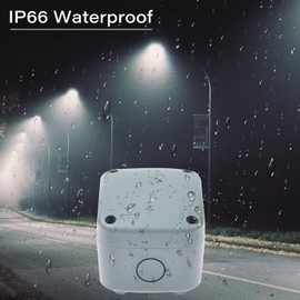 SuperInk Waterproof Junction Box, IP66 Outdoor Electrical Enclosure, PVC/ABS Grey Project Box, 3 1/4" x2 3/4" x2 1/4" (86x74x62mm), Weatherproof Small Electrical Box for Garden, CCTV, DIY Wiring,4PK