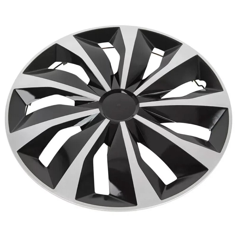 TSUINZ 4 Black Snap-On Wheel Covers for 16" Tires &