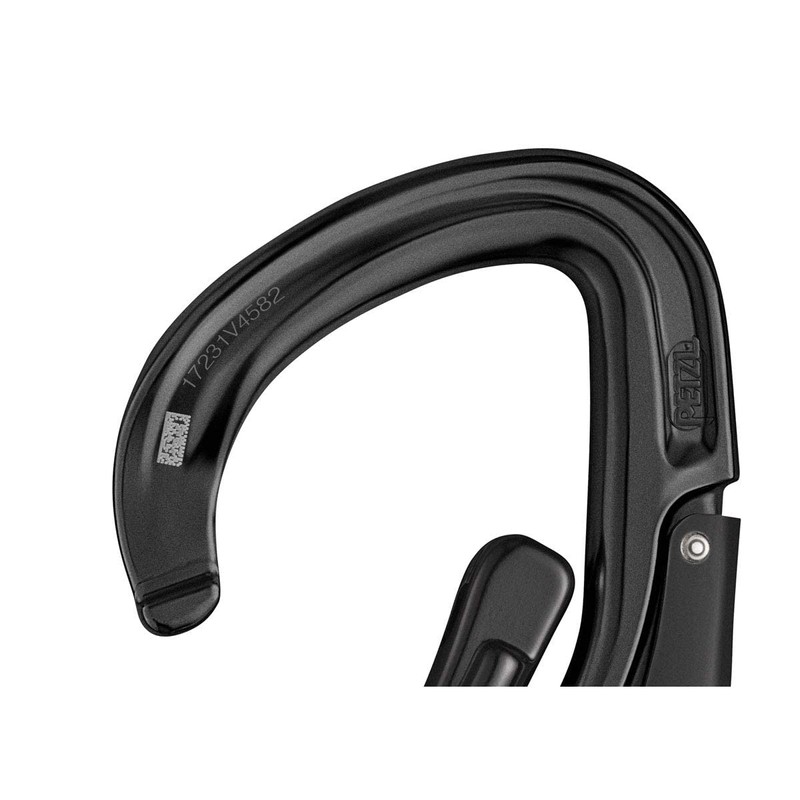ペツル PETZL EASHOOK Open イーズフック オープン ブラック カラビナ