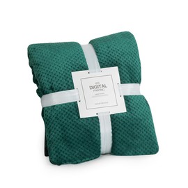 LumiSyne Waffle Honeycomb Throw Blanket Solid Color Luxury Flannel 4 Fluffy Soft Warm Snuggle Blanket Cosy Bedspread Coverlet Bed Cover Decorative Throw For Sofa Bed Armchair 150×200cm