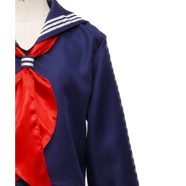 Laval Mask AWCM66 Sukeban Adult Women's Sailor Uniform, Top and Bottom Long Sailor Uniform, Yankee Cheering Team, School Festival, Sukeban, Costume, Cosplay, Costume, Halloween Costume, Long Sleeve