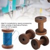 Changor Wooden Bobbins for Crafts, Large Thread, 13 x 8
