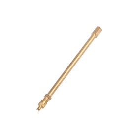 Partuto 6.3" Straight Tyre Valve Stem Extension Rod Metal Adapter for Car Replacement