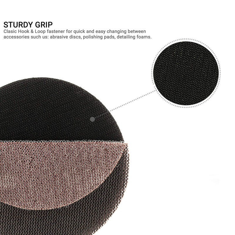 Glass Polish 3 inch (75mm) Hook & Loop Backing Pad