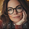 BLUEMOKY Reading Glasses for Men and Women: Blue Light Round
