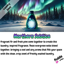 Puddle of Wax - Northern Solstice Soy Wax Melt Snap Bar - 50g - Laundry Scent - Vegan Friendly - Made in the UK