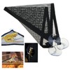 DGZZI 2PCS Black Nylon Pet Wall Mounted Climbing Swing 33x33x48cm