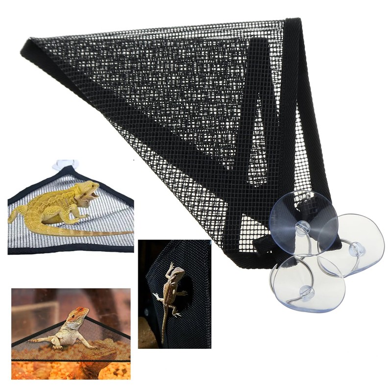 DGZZI 2PCS Black Nylon Pet Wall Mounted Climbing Swing 33x33x48cm