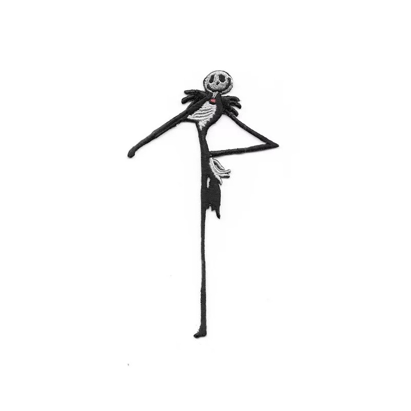 Unbranded Nightmare Before Christmas Jack Skellington Figure 5" Embroidered Patch