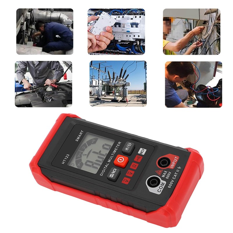 Auto Ranging Voltmeter Digital Multimeter Tester Ohm Amp Volt Meter