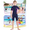 Summshall Children's Wetsuit, 2 mm Neoprene Shorty Warming Swimsuits for