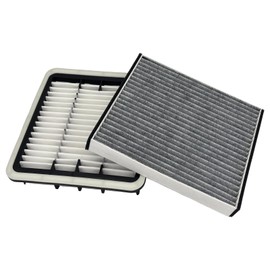17801-50030 & 87139-50030 Engine Air Filter And Carbon Cabin Filter Set Fits Compatible with Lexus LEXUS LS430 LS 430 2001 2002 2003 2004 2005 2006 4.3L V8 4293CC 4.3 L V 8 Base Sedan 4-Door