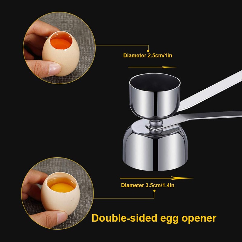 Egg Cup Set of 6, Stainless Steel Egg Cup holder
