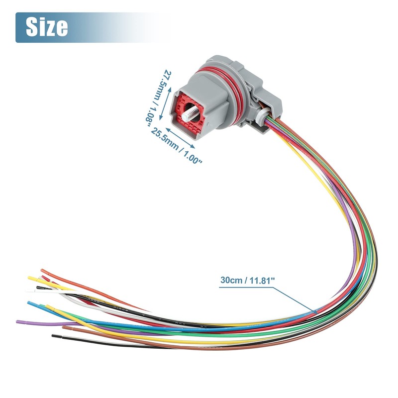 X AUTOHAUX 5R55W 5R55S 5R55N Transmission Wire Harness Pigtail Plug