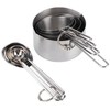8Pcs/Set Stainless Steel Measuring Cup Spoon with Scales Kitchen Cooking