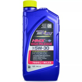Royal Purple 11744 HMX High Mileage 5W-30 Synthetic Oil, 1 Quart Bottle