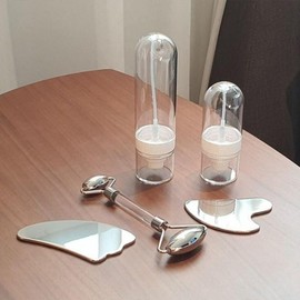 Facial Gua Sha Massage Roller Stainless Steel Heart