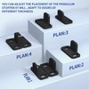 Bdmetals Sliding Barn Door Floor Guide, Aluminum T-Guide Floor Mounted