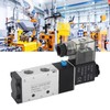 Solenoid Air Valve 2 Position 5 Way Aluminum Alloy High