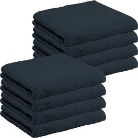 REDBEST Duschtuch Oceanside 8er-Pack Walk-Frottier schwarz Größe 70x140 cm