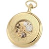 Charles-Hubert, Paris 3909-G Classic Collection Gold-Plated Hunter Case Mechanical Pocket