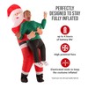 Morph MCPISA Inflatable Costume, Unisex, Santa Adults, One Size