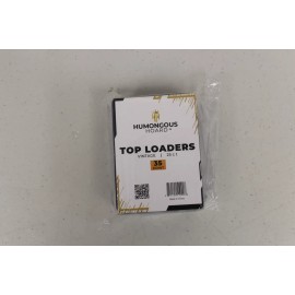 Humongous Hoard (25) Humongous Hoard Premium Vintage Top Loader Pack Holds 52-56 Cards