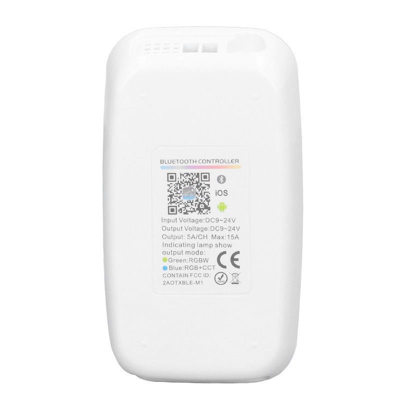 LED Controller DC9V‑24V Bluetooth Mesh RGB CCT 2 in 1