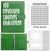 100 Envelopes Money Saving Challenge, Money Saving Planner Cash Envelope