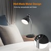 LEPOWER Metal Desk Lamp, Adjustable Goose Neck Table Lamp, Eye-Caring