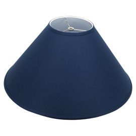 FenchelShades.com 7" Top Diameter x 22" Bottom Diameter 13" Slant Height Lampshade USA Made (Navy Blue)
