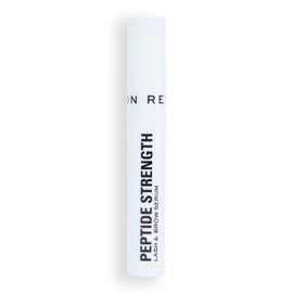 Makeup Revolution, Peptide Strength Lash & Brow Serum, 2-in-1 Serum for Longer & Fuller Looking Lashes & Brows, Vegan & Cruelty Free, 3ml