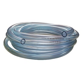 10mm ID x 13mm OD (3/8" x 1/2") Clear PVC Tube - Water/Air Hose Pipe, Food Grade - 5 Metres