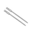 uxcell 2 Pcs H3 (3mm) Ball End Screwdriver Bits, S2