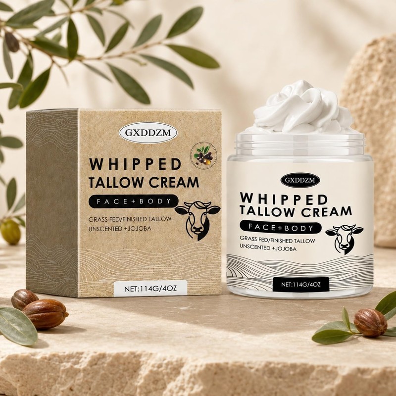 Crema Batida de Sebo, Rostro y Cuerpo, Sin Aroma +