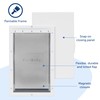 PetSafe Never Rust Plastic Doggie Door for Install in Interior