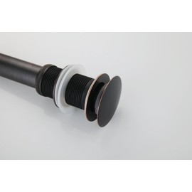 SUMERAIN Bathroom Vessel Sink Pop Up Drain Stopper Without Overflow, Oil Rubbed Bronze
