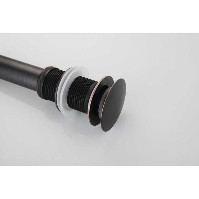 SUMERAIN Bathroom Vessel Sink Pop Up Drain Stopper Without Overflow,