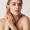 YBMYCM Gold Chunky Rings for Women Adjustable Geometric Rings Open