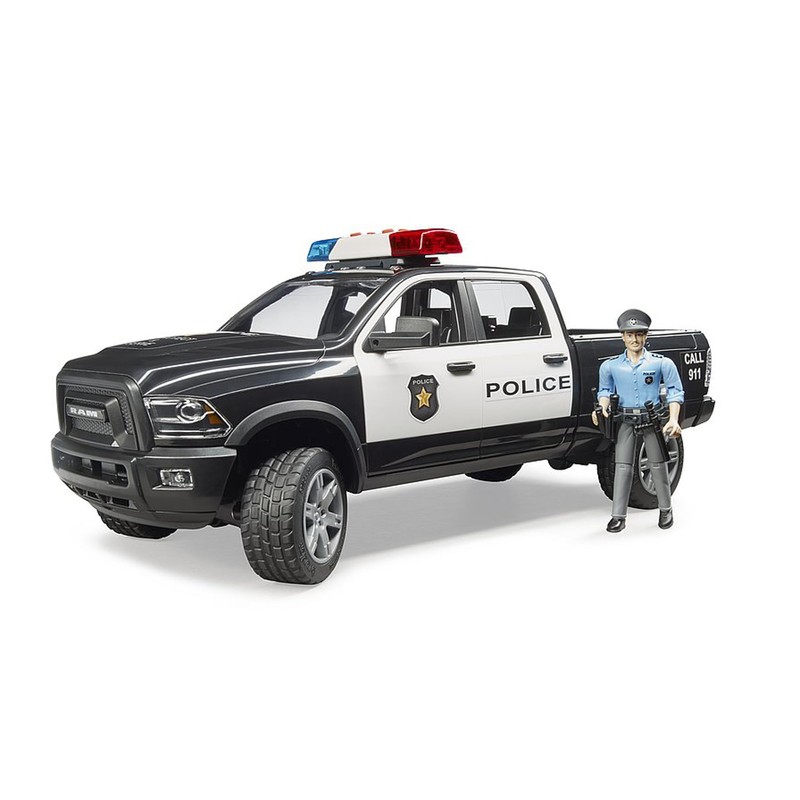 Bruder 02505 Ram 2500 Police Pickup with Police Officer