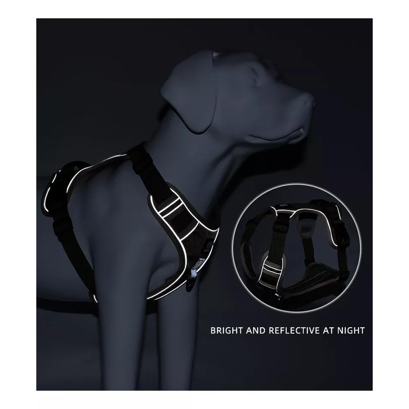 UNA MASCOTA Pechera Arnés De Seguridad para Perro Mediano Y