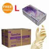 1000/cs SunnyCare 6803 Latex Disposable Gloves Powder Free -Size Large 100pcs/box ; 10 Boxex/case