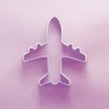 Jumbo Jet Plane Cookie Cutter - 3 Sizes