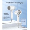 Colorsmoon Hair Dryer, 100,000 RPM High-Speed Blow Dryers for Women