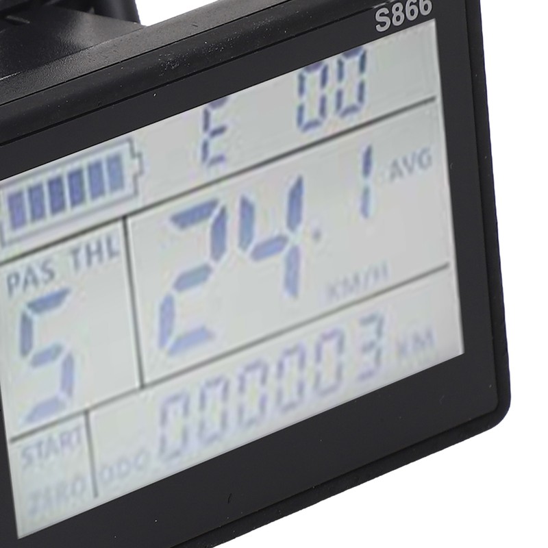 Electric Scooter Conversion LCD Display with 6P Waterproof Connector Mountain