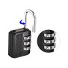 M METERXITY 2 Pack Combination Password Padlock - Zinc Alloy