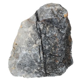 Sportmusies Natural Black Rutilated Quartz Stone Specimen for Home Decoration, Irregular Rough Mineral Crystal for Collection Healing Reiki, 0.44-0.66 lb